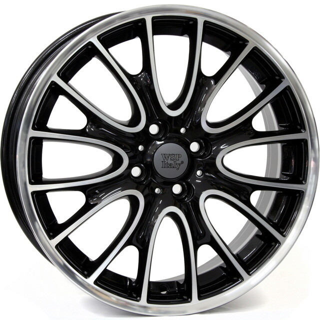 Литі диски WSP Italy Mini (W1653) Rivers R17 W7 PCD4x100 ET48 DIA56.1 (gloss black polished)