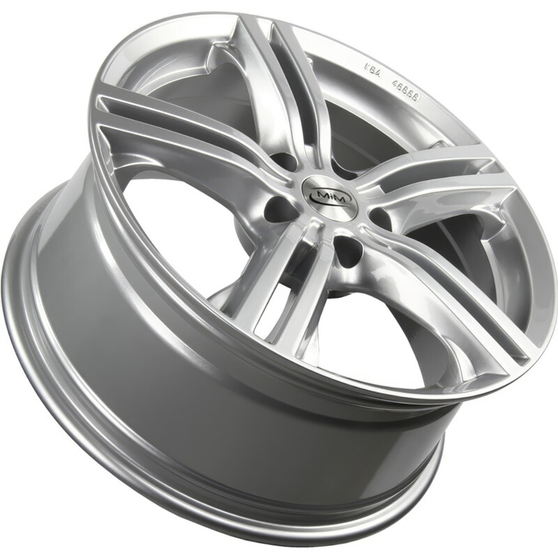 Литі диски MIM Milano Evo R17 W7.5 PCD4x100 ET35 DIA60.1 (silver)-зображення-2