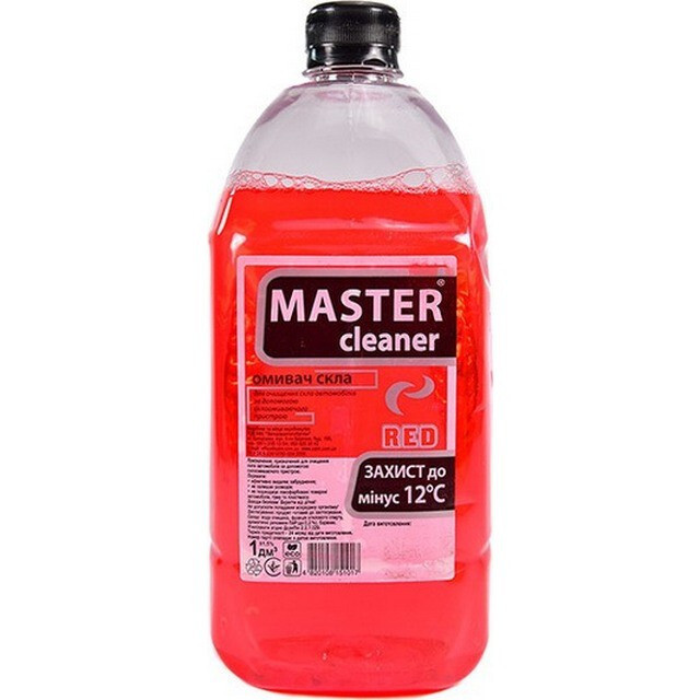 Омивач скла зимовий Мaster cleaner -12°C Ліс. ягода (1л.) Омивач скла зимовий Мaster cleaner -12°C Ліс. ягода (1л.)