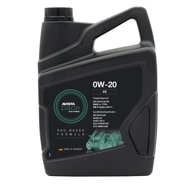 Моторна олива AVISTA pace EVO PRIME FE 0W-20 (4л.)