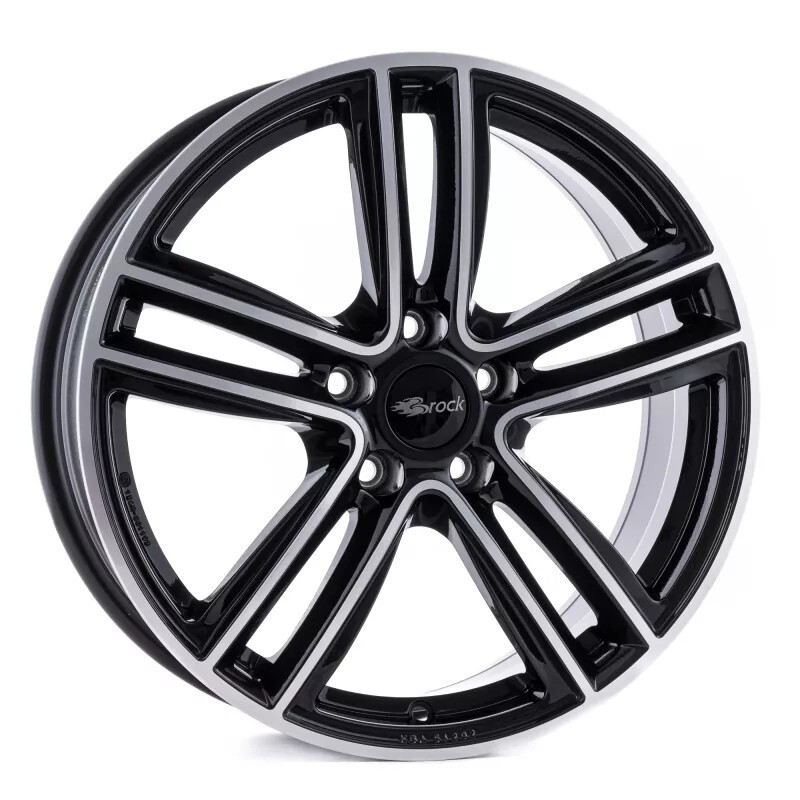 Литі диски RC Design RC-27 R17 W7 PCD5x100 ET41 DIA56.1 (black polished)