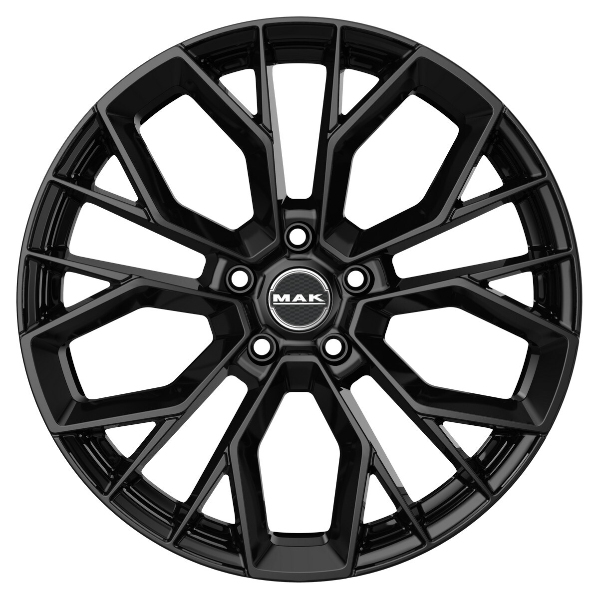 Литі диски Mak Stilo R19 W8.5 PCD5x108 ET48 DIA72 (black)-зображення-2