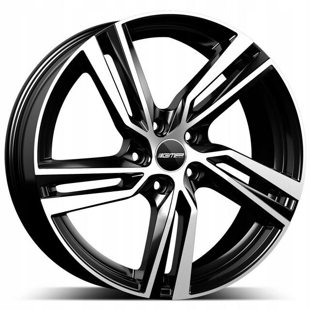 Литі диски GMP Italia Arcan R17 W7.5 PCD5x108 ET45 DIA63.4 (black polished)-зображення-1