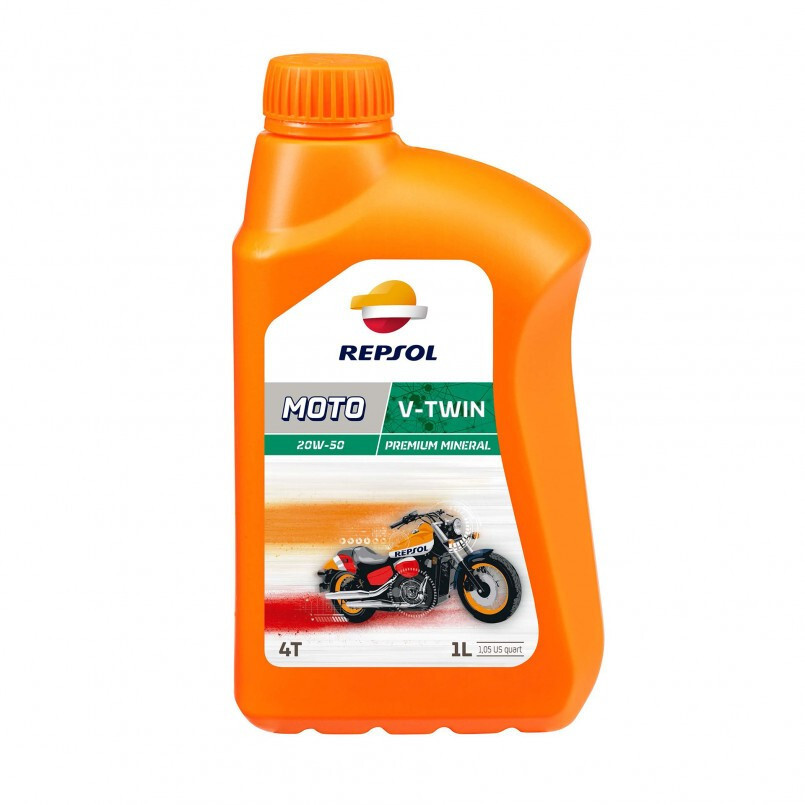 Моторна олія Repsol Moto V-Twin 4T 20W-50 CP-1 (1л.)