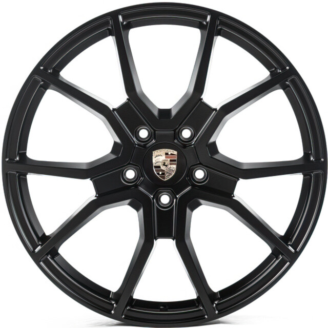 Литі диски Replica Forged Porsche (PR007) R21 W9.5 PCD5x130 ET71 DIA71.5 (satin black)-зображення-1