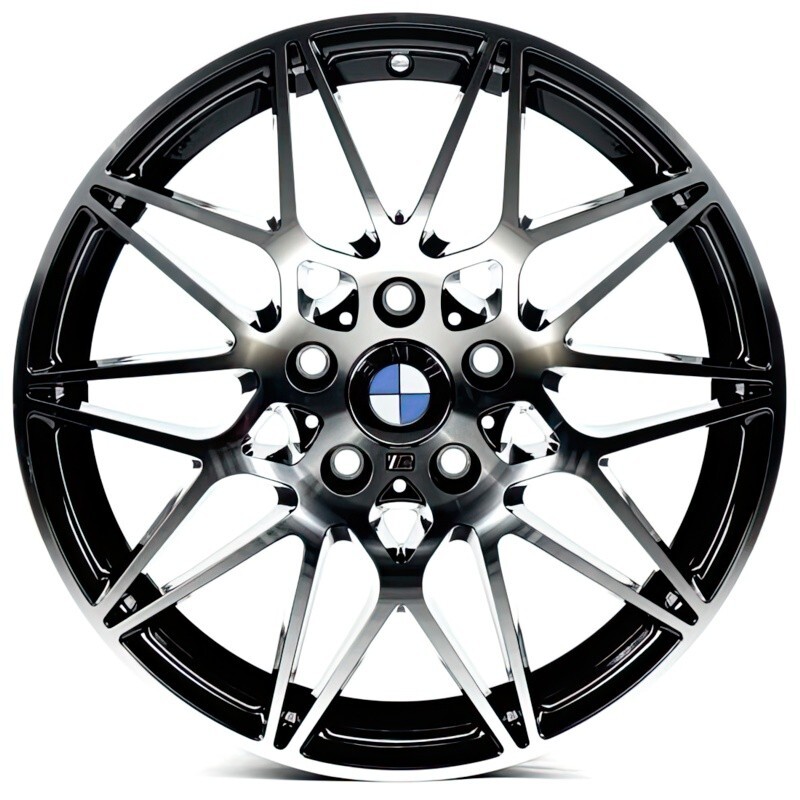 Литі диски Replica BMW (B1147) R18 W8 PCD5x120 ET30 DIA72.6 (black machined face)