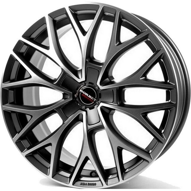 Литі диски Borbet DY R18 W8 PCD5x114.3 ET35 DIA72.6 (matt dark grey polished)-зображення-1
