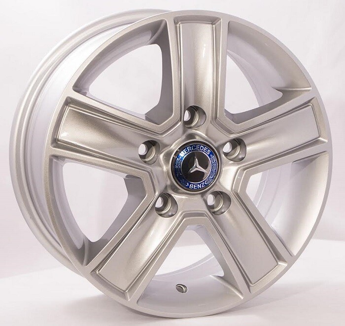 Литі диски Replica Mercedes (BK473) R15 W6.5 PCD5x130 ET54 DIA84.1 (silver)