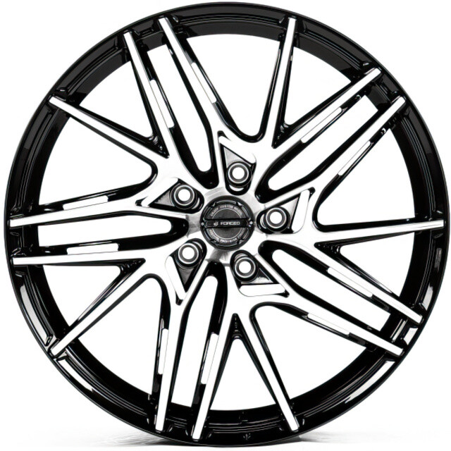 Литі диски WS Forged WS-063C R21 W9.5 PCD5x130 ET63 DIA66.5 (gloss black machined face)-зображення-1