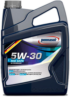 Моторне масло Pennasol Mid Saps 5W-30 (5л.) Моторне масло Pennasol Mid Saps 5W-30 (5л.)