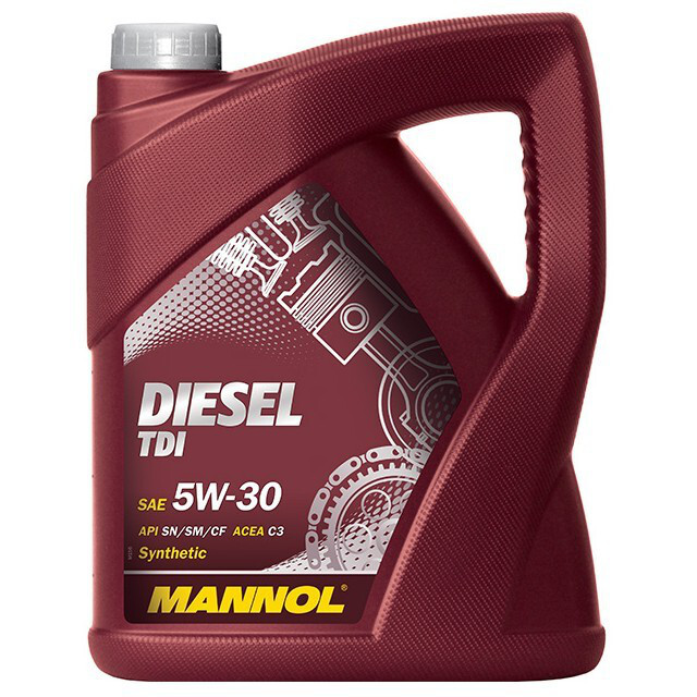 Моторна олива Mannol Diesel TDI SN/SM/CF SAE 5W-30 (5л.)
