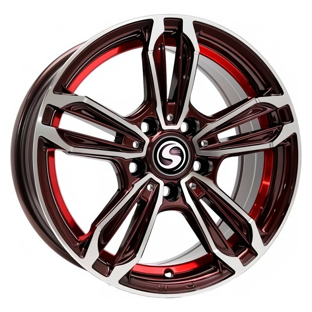 Литі диски Sportmax Racing SR3356 R16 W7 PCD5x110 ET40 DIA67.1 (RBPF)-зображення-1