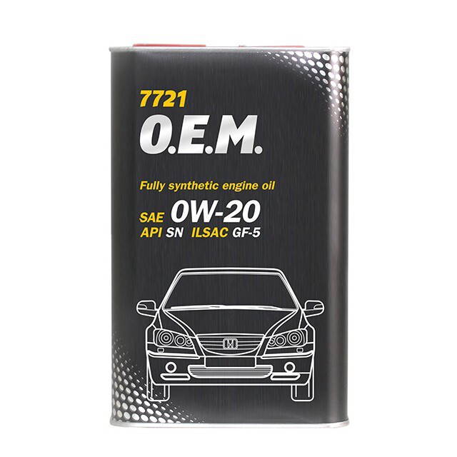 Моторне масло Mannol 7721 O. E. M. for Honda Acura SN SAE 0W-20 (ж/б 1л.)