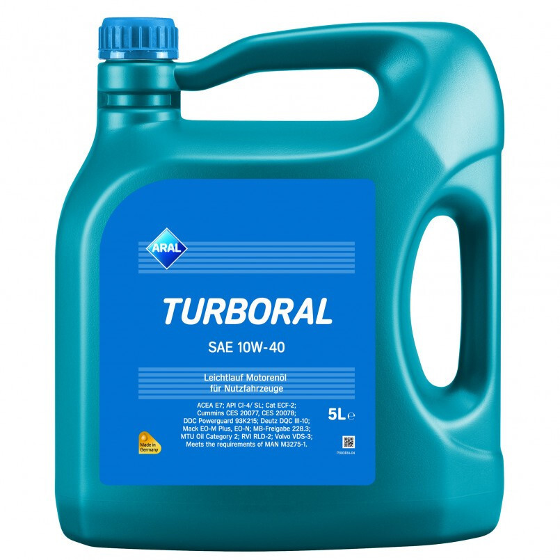 Моторне масло Aral Turboral 10W-40 (5л.)