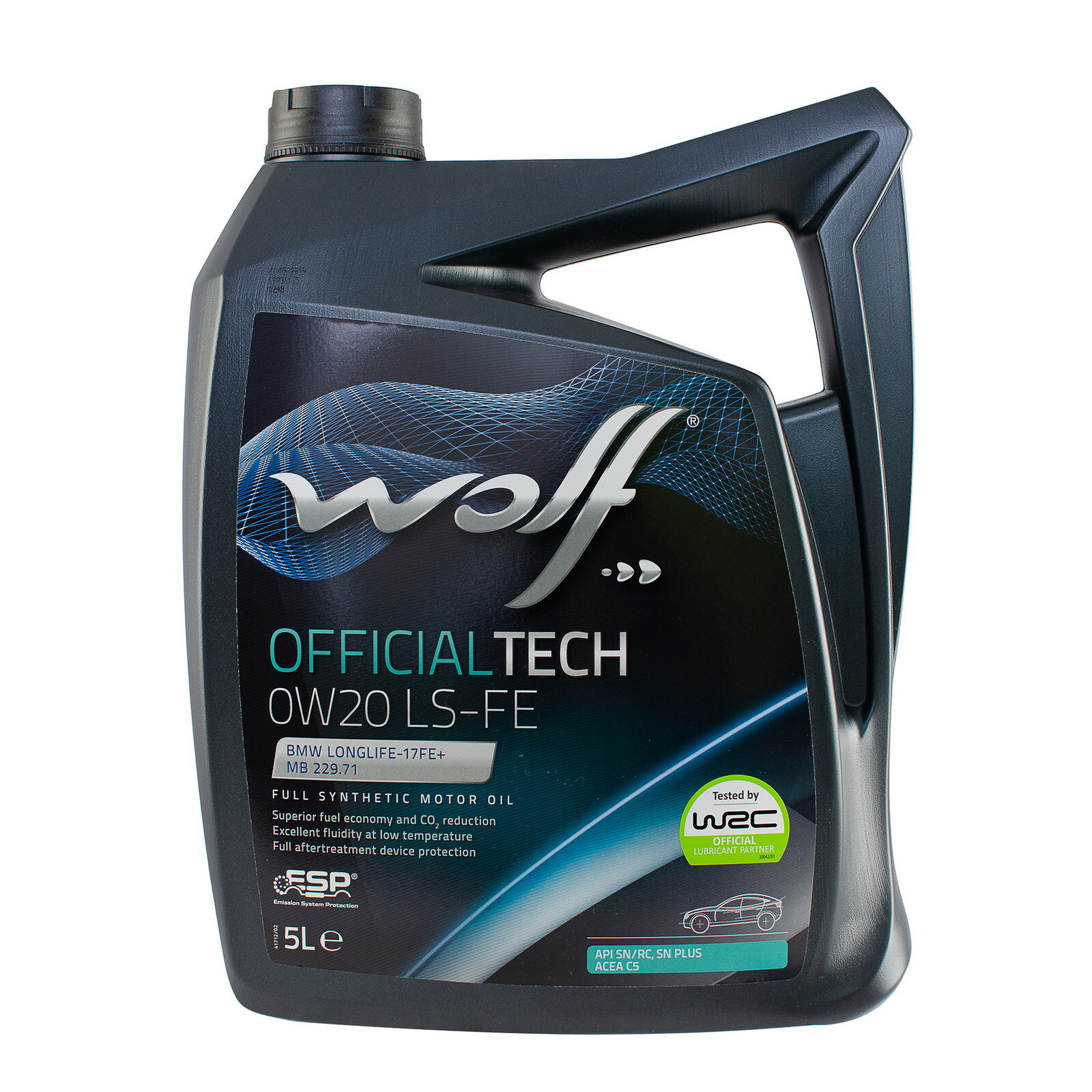 Моторна олива Wolf Officialtech 0W-20 LS-FE (5л.)