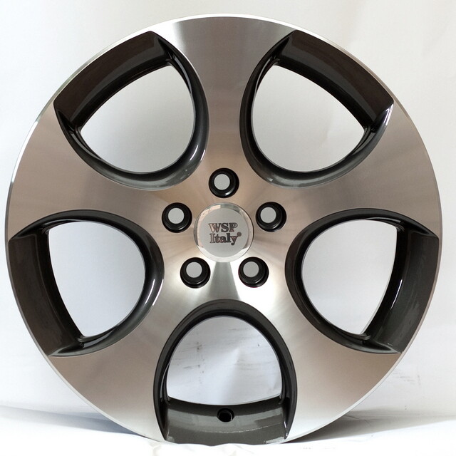 Литі диски WSP Italy Volkswagen (W444) Ciprus R16 W7 PCD5x112 ET42 DIA57.1 (anthracite polished)-зображення-1