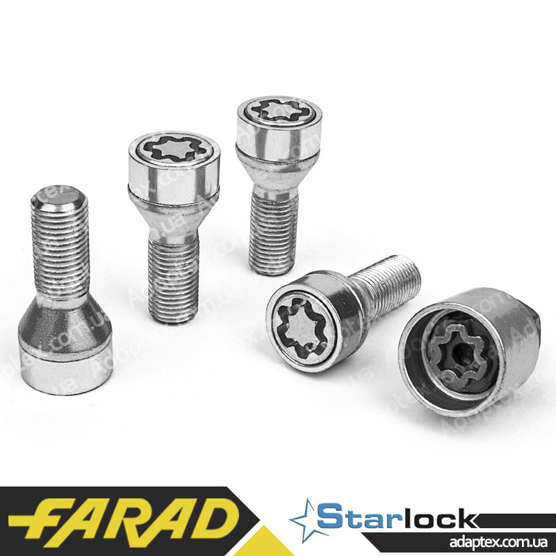 FARAD STARLOCK | Болти секретки М14х1.5х42 Конус Кільце, що обертається