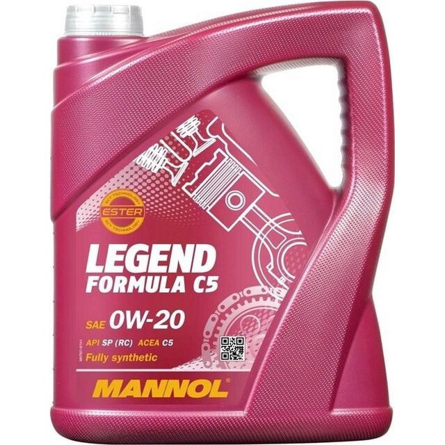 Моторна олива Mannol 0W-20 LEGEND FORMULA C5 (5л.)