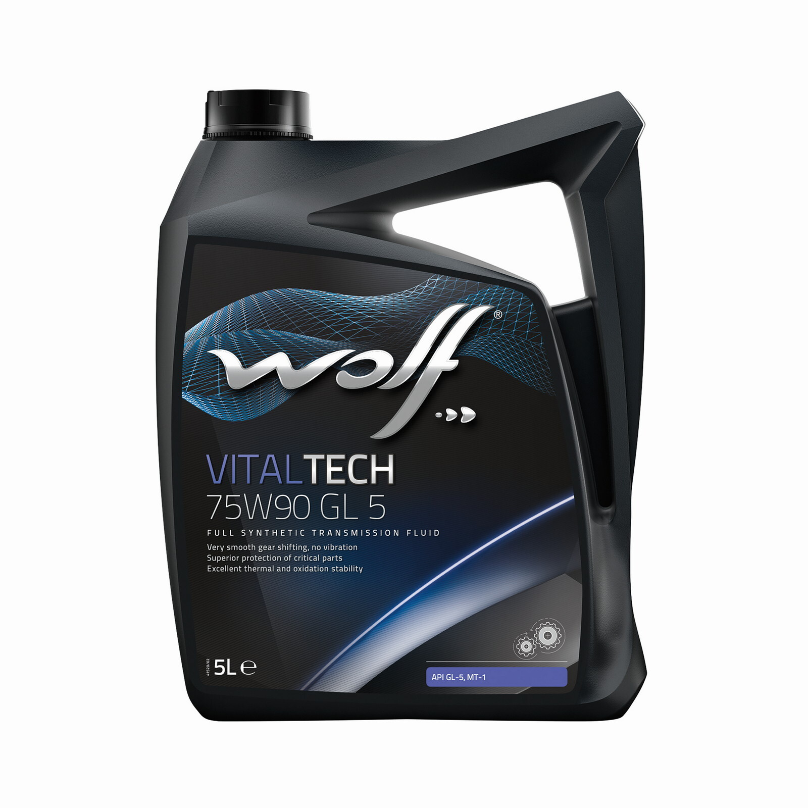 Трансмісійна олива Wolf Vitaltech GL-5 75W-90 (5л.)