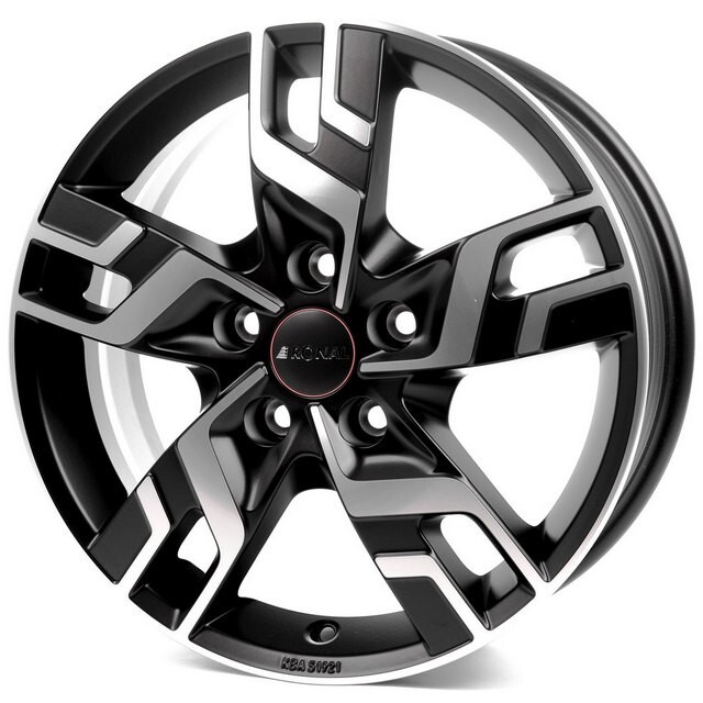 Литі диски Ronal R64 R17 W7 PCD5x108 ET46 DIA65.1 (jet black)