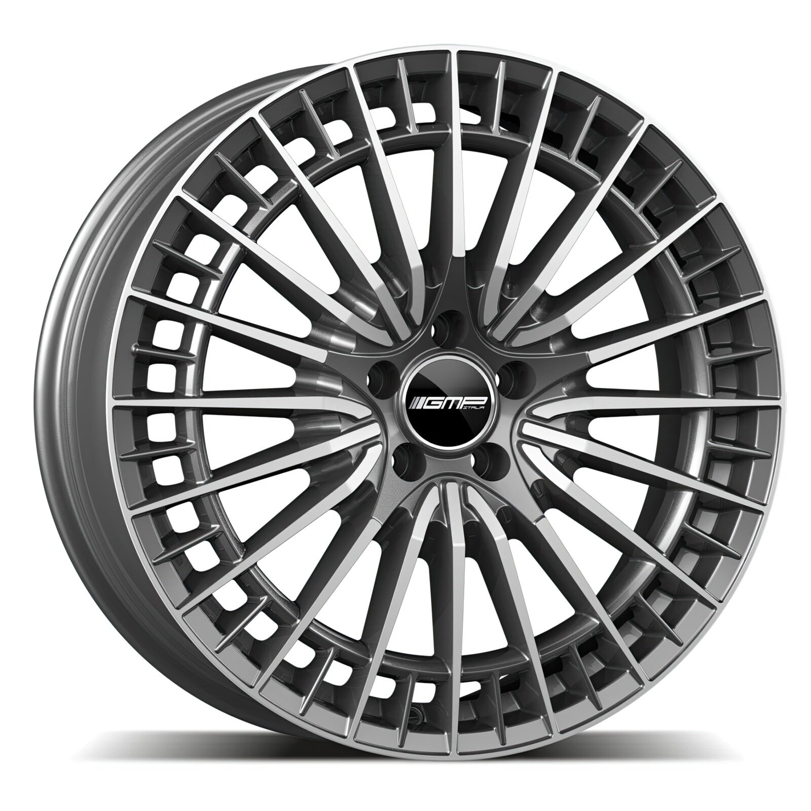 Литі диски GMP Italia Qstar R19 W8 PCD5x112 ET35 DIA66.6 (grey polished)-зображення-1