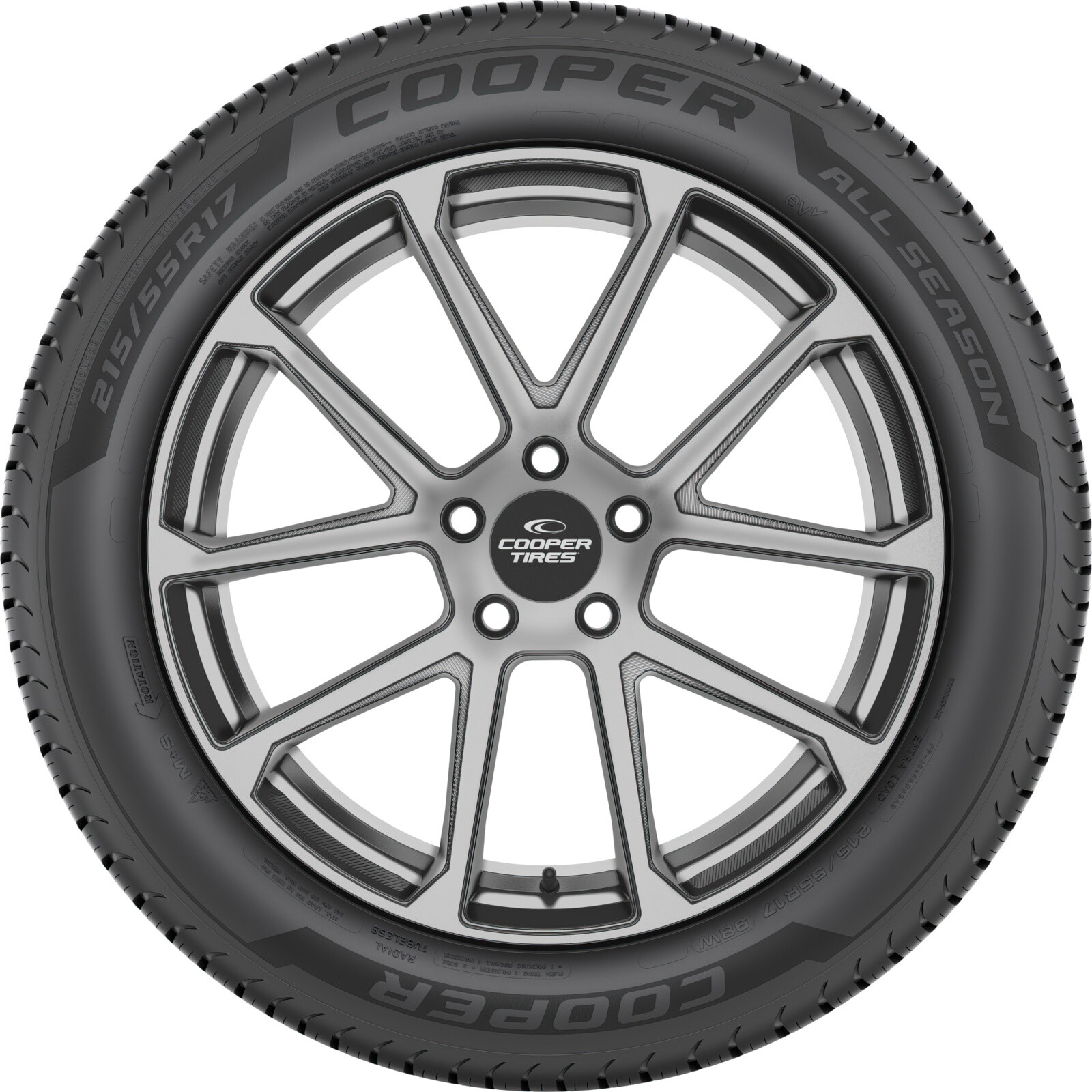 Всесезонні шини Cooper All Season 195/60 R17 90H-зображення-3