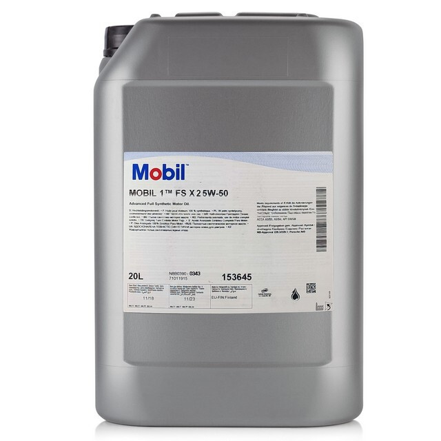 Моторна олива Mobil 1 FS X2 5W-50 (20л.)