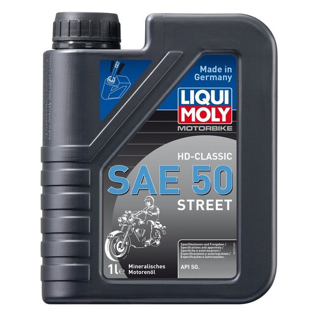Моторна олива Liqui Moly для мотоциклів Motorbike HD-Classic SAE 50 Street (1л.)