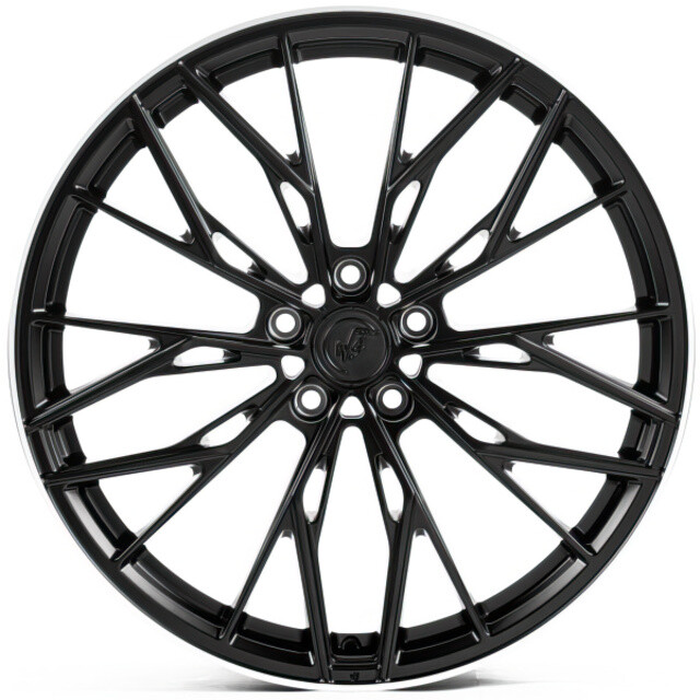 WS-037C satin black lip polished Литі диски WS Forged WS-037C R20 W8.5 PCD5x112 ET35.5 DIA66.45 (satin black lip polished)