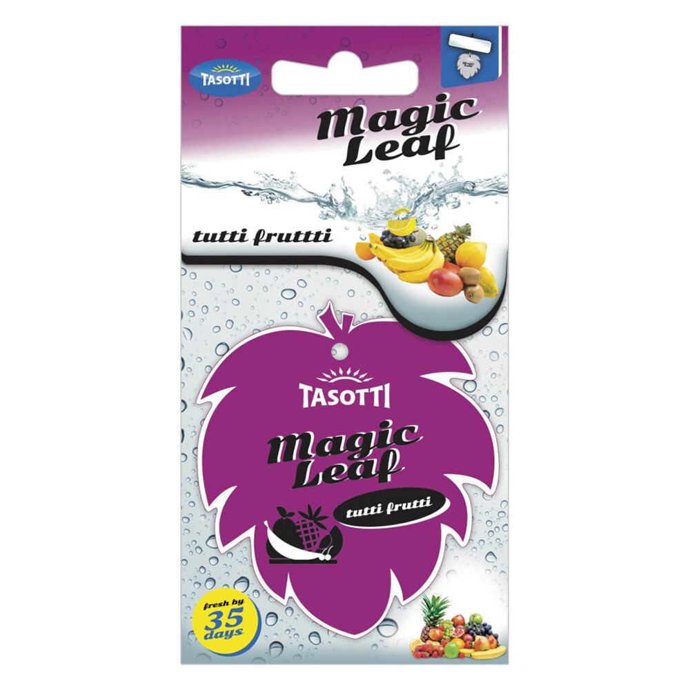 Ароматизатор сухий листочок Tasotti Magic Leaf Tutti Frutti (Тутті Фрутті)-зображення-1