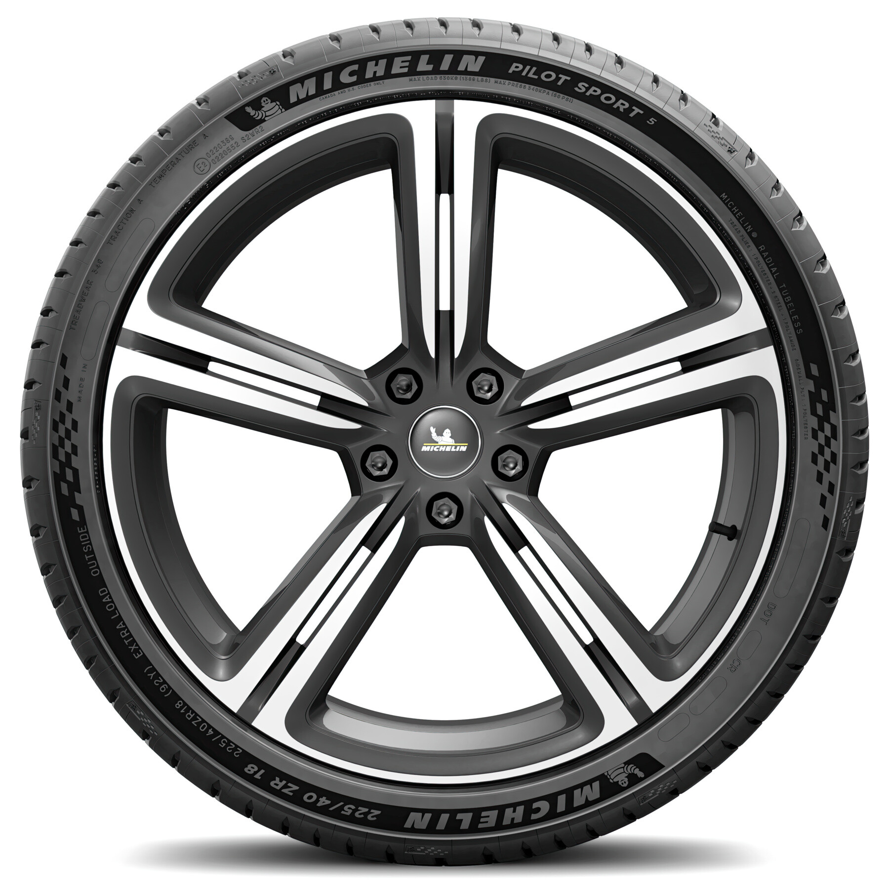 Літні шини Michelin Pilot Sport 5 215/40 ZR17 87Y XL-зображення-2