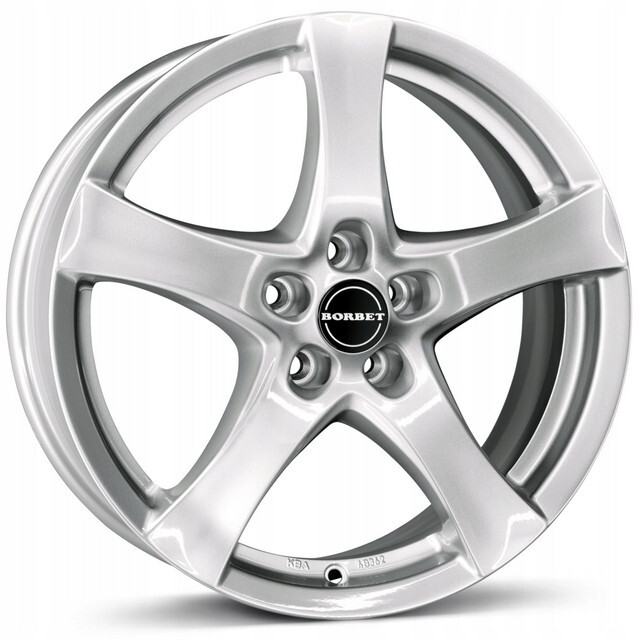 Литі диски Borbet F R17 W7 PCD5x112 ET40 DIA57.06 (brilliant silver)