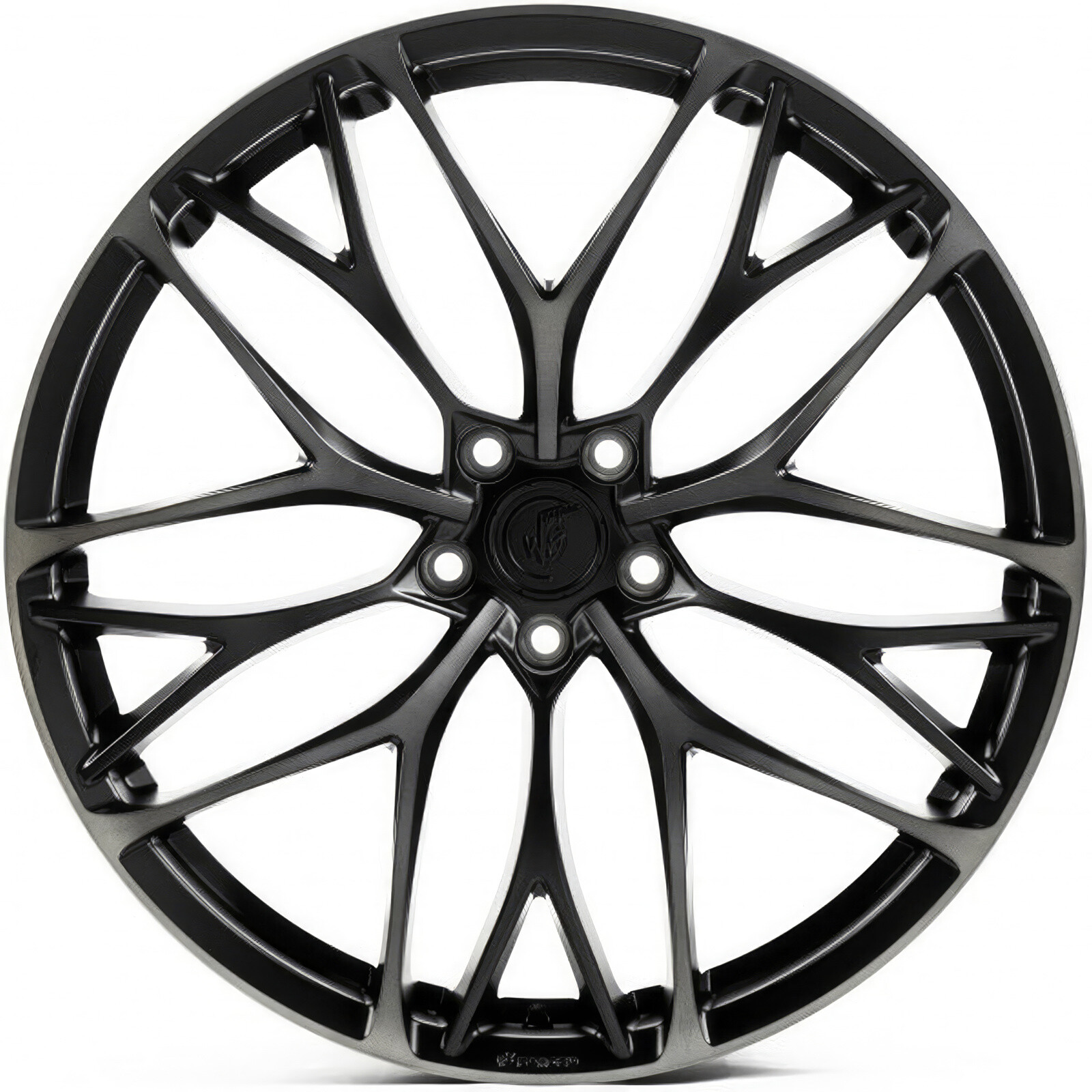 Литі диски WS Forged WS-02M R21 W9.5 PCD5x112 ET37 DIA66.6 (satin black dark machined face)