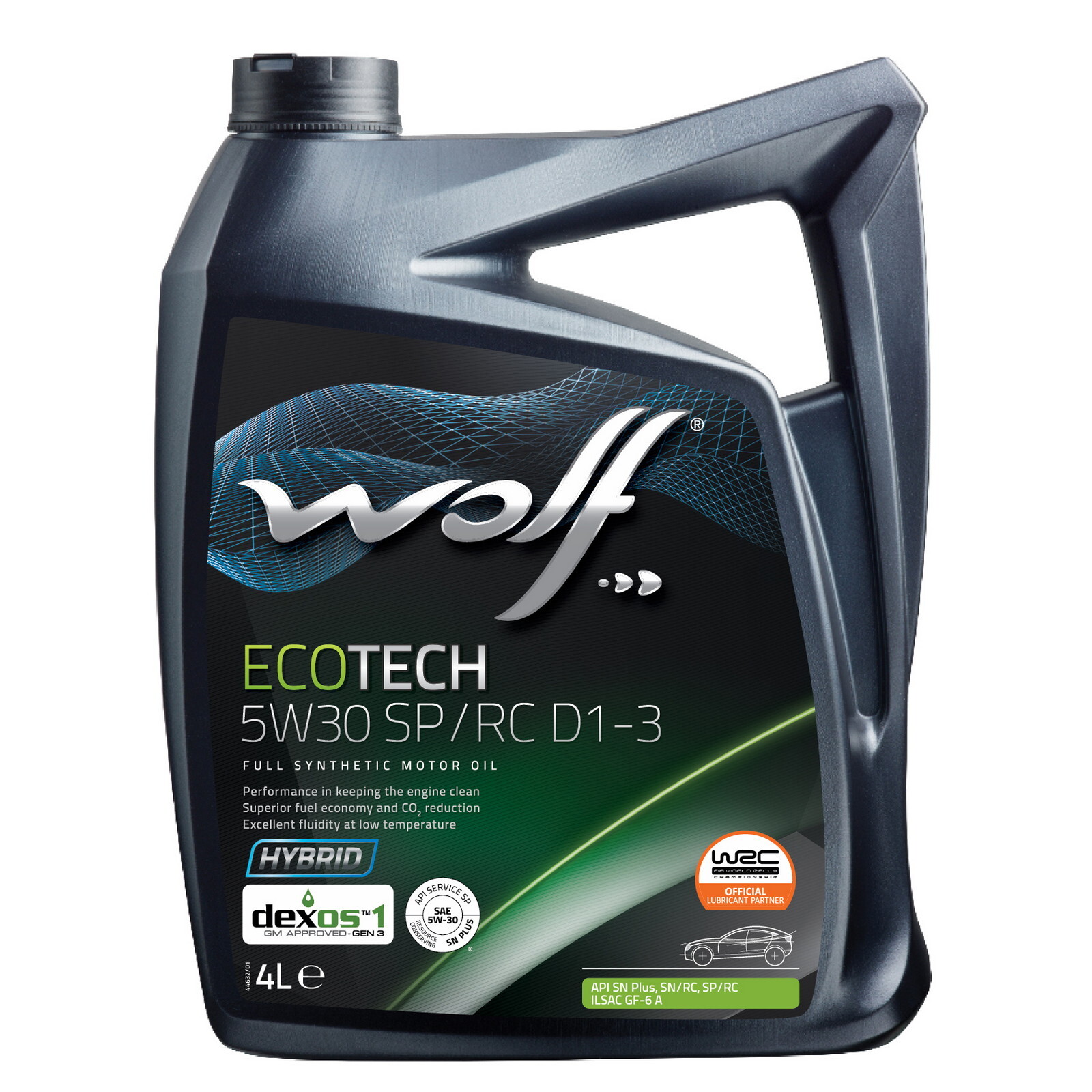 Моторна олива Wolf Ecotech 5W-30 SP/RC D1-3 (4л.)