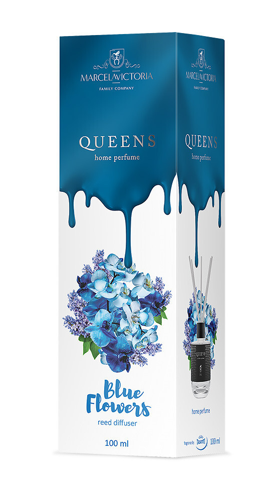 Аромодифузор MarcelaVictoria Queens White Blue Flowers (Блакиті квіти) 100ml Аромодифузор MarcelaVictoria Queens White Blue Flowers (Блакиті квіти) 100ml