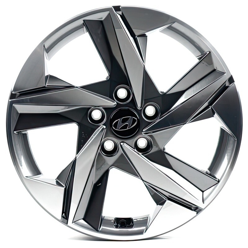 Литі диски Replica Hyundai (HND714) R17 W7 PCD5x114.3 ET49 DIA67.1 (dark gun metal machined face)