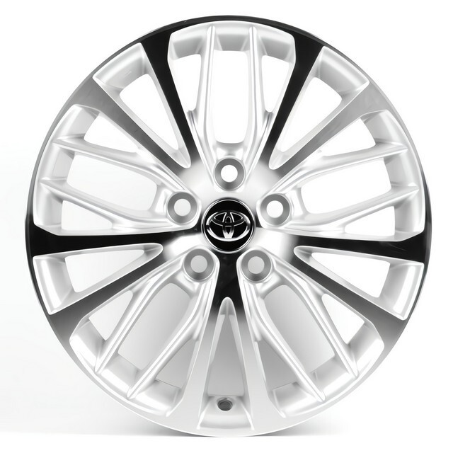 Литі диски Replica Toyota (TY18887) R18 W8 PCD5x114.3 ET50 DIA60.1 (silver machined face)