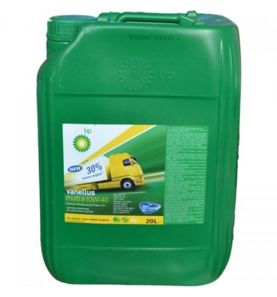 Моторне масло bp Vanellus Multi А CI-4/SL 10W-40 (20л.) Моторне масло bp Vanellus Multi А CI-4/SL 10W-40 (20л.)