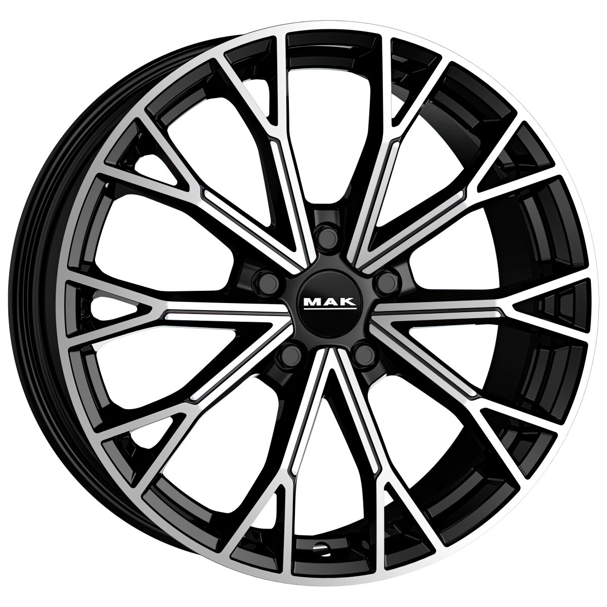 Литі диски Mak Asphalt R19 W8.5 PCD5x130 ET50 DIA66.6 (black mirror)