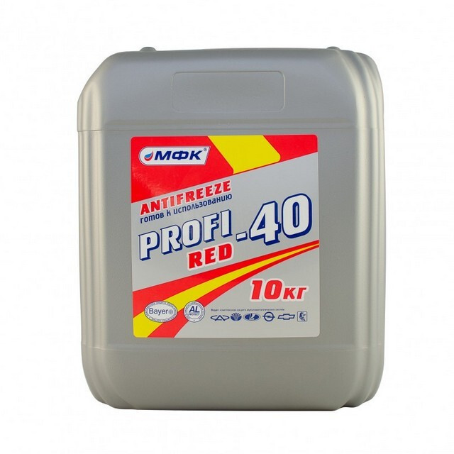 Антифриз PROFI-40 Red (- 30°С ), (9,3 кг.)-зображення-1