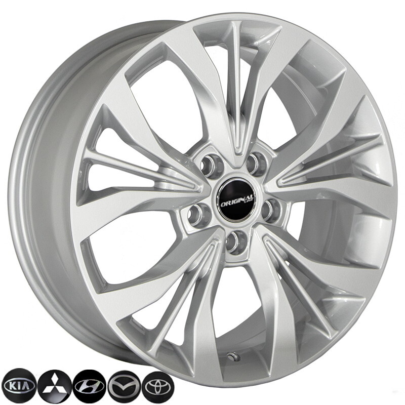 Литі диски Replica Hyundai (QC1142) R18 W7.5 PCD5x114.3 ET50 DIA67.1 (silver)