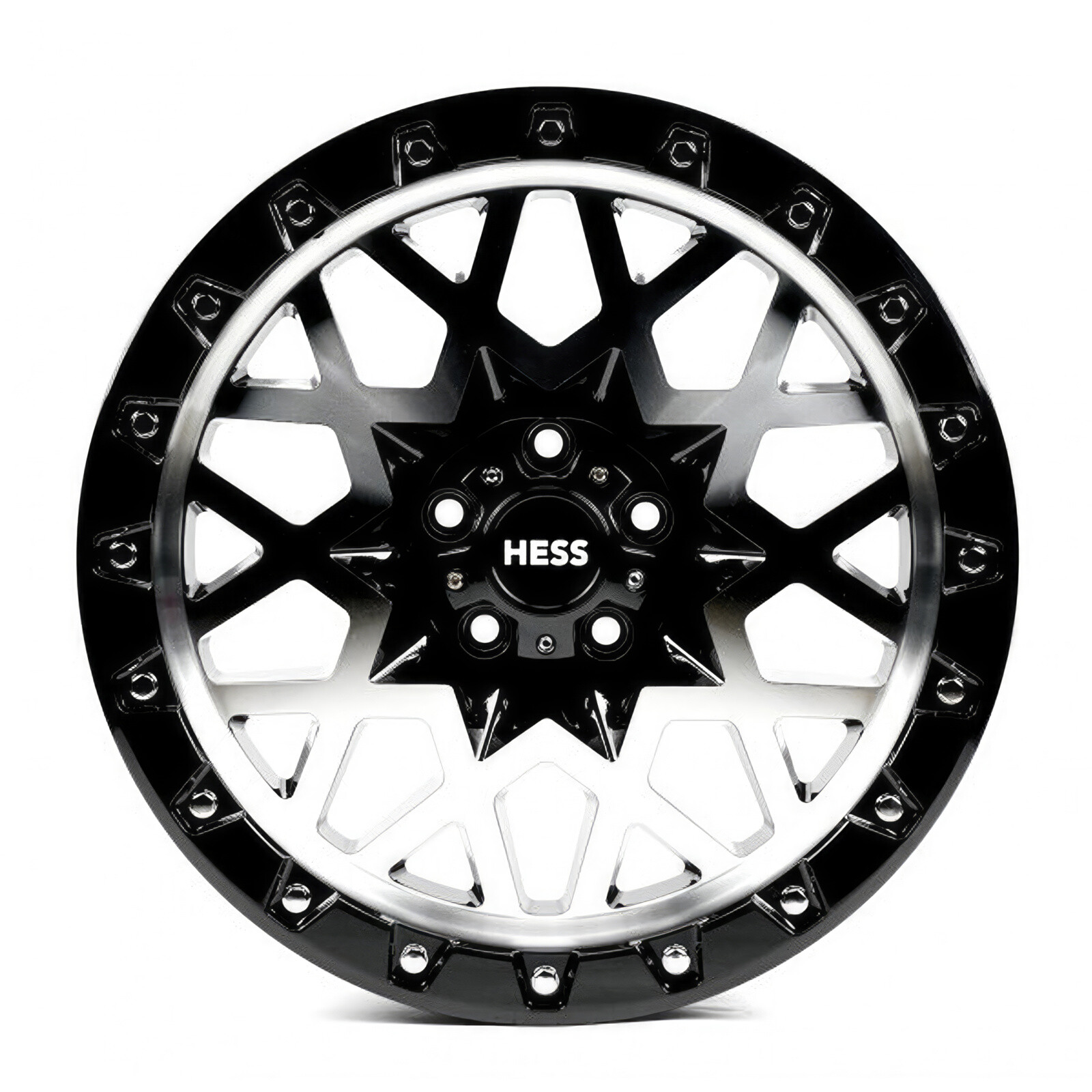 Литі диски Off Road Wheels OW1 R20 W10 PCD6x135 ET-12 DIA87.1 (gloss black milling)