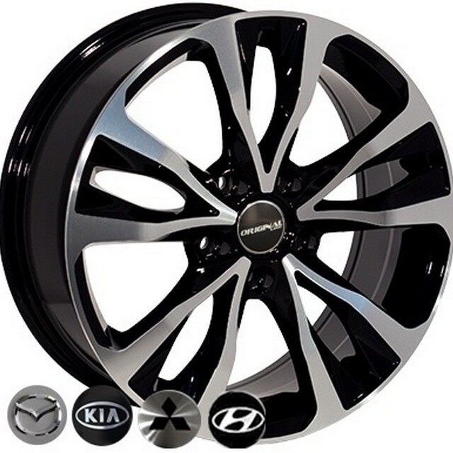 Литі диски Replica Mitsubishi (BK5212) R17 W7 PCD5x114.3 ET45 DIA67.1 (GP)