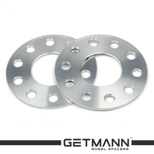 Автомобільне розширювальне кільце (Spacer) GETMANN H = 5 мм PCD5x114.3 DIA66.1, Без виступу/Лита