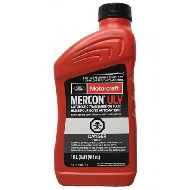 Гідравлічна олія MOTORCRAFT MERCON ULV ATF (1qt = 0,946л.).-зображення-1