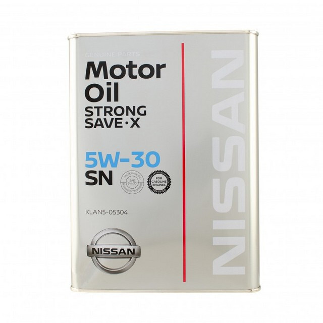 Моторна олива NISSAN SN Strong Save X 5W-30 (Japan) (4л.)-зображення-1