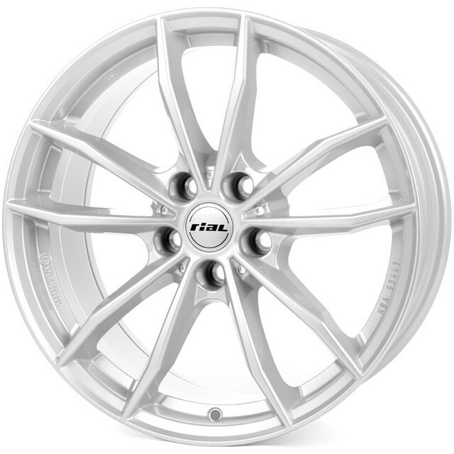 Литі диски Rial X12 R18 W7.5 PCD5x112 ET25 DIA66.6 (silver)-зображення-1