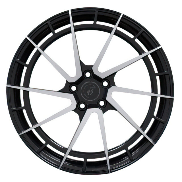 Литі диски WS Forged WS-17M R20 W8 PCD5x112 ET45 DIA57.1 (gloss black machined face)