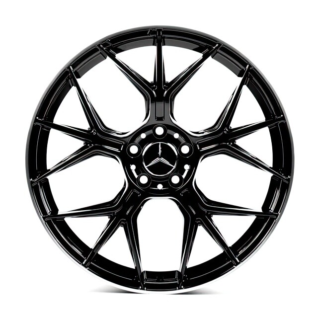 Литі диски Replica Mercedes (MR5622) R20 W8.5 PCD5x112 ET38 DIA66.56 (gloss black machined rim)