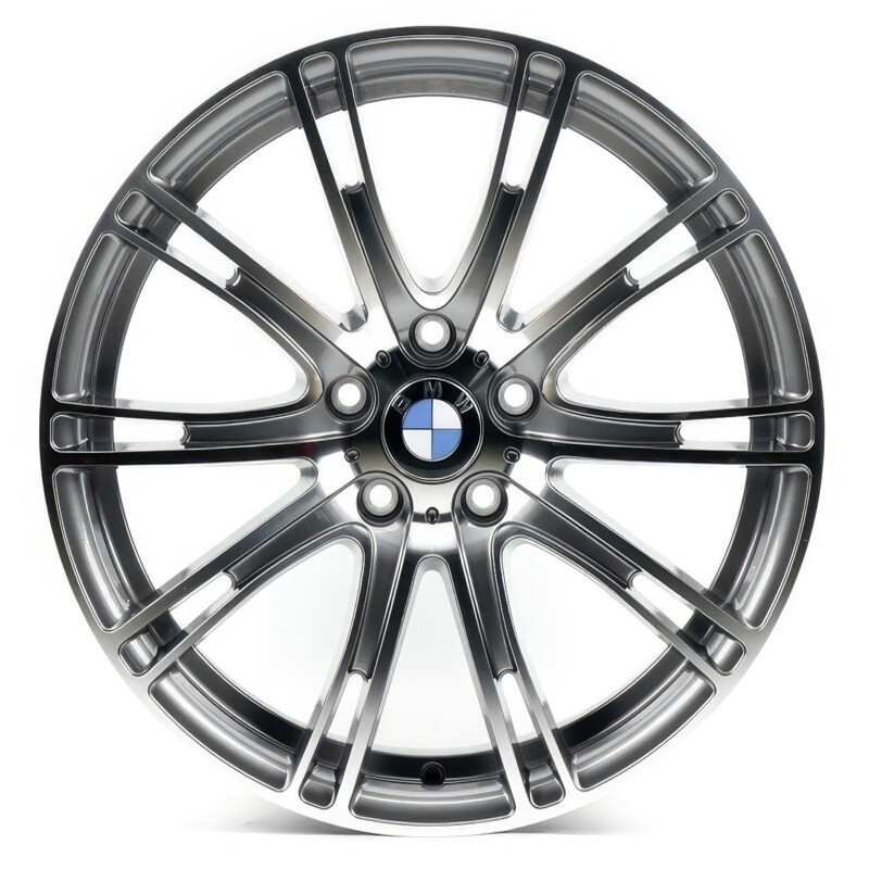 Литі диски Replica BMW (B599) R19 W8.5 PCD5x120 ET30 DIA72.6 (gun metal machined face)-зображення-1